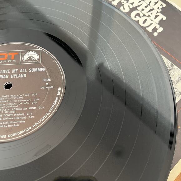 Brian Hyland Stay And Love Me All Summer Vinyl LP 1969 Dot DLP 25954 - Picture 10 of 11